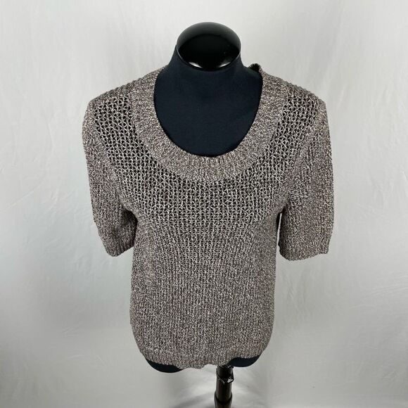 Pendleton NWOT Knit Cotton Blend Short Sleeve Sweater - Women’s M - Picture 4 of 8